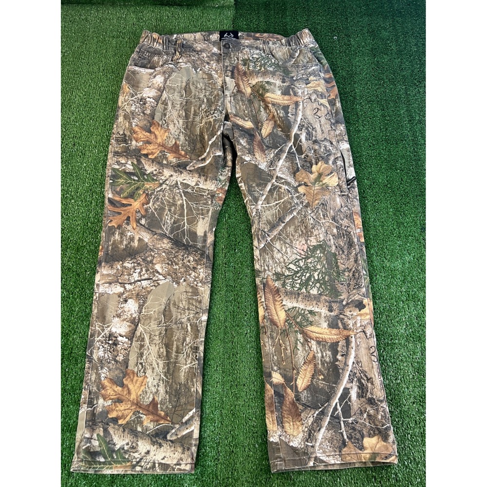 Realtree‎ Edge Camo Pants Mens 38x31 Hunting Outdoor Utility 1511C4 Brown